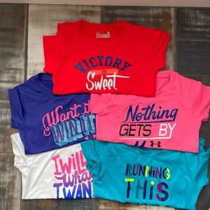 Set of 5 Under Armour Shirts (3T)